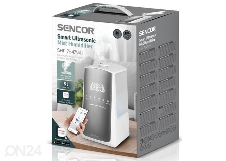 Увлажнитель воздуха Sencor SHF7647WH увеличить