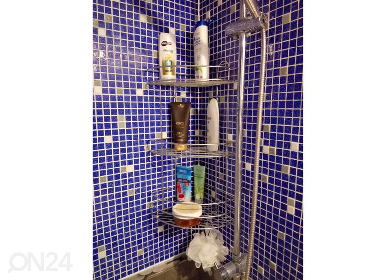 Угловая полка в душевую увеличить