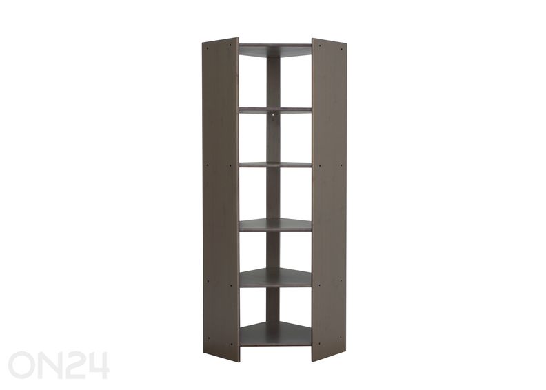 Угловая полка из массива дерева увеличить