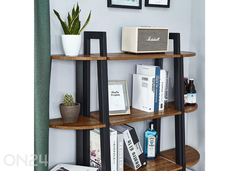 Угловая полка 125 см, коричневая увеличить