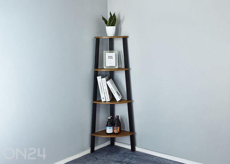 Угловая полка 125 см, коричневая увеличить