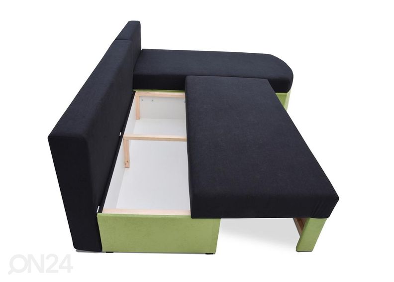 Угловой диван-кровать + пуфы увеличить