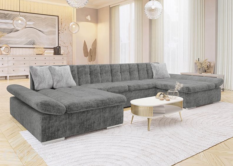 Угловой диван-кровать с двумя ящиками Alia увеличить