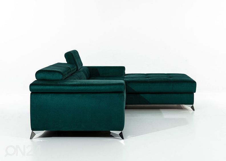 Угловой диван-кровать с ящиком увеличить