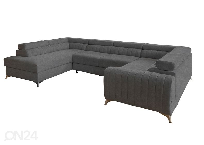 Угловой диван-кровать с ящиком увеличить