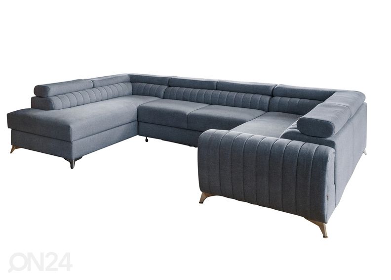 Угловой диван-кровать с ящиком увеличить