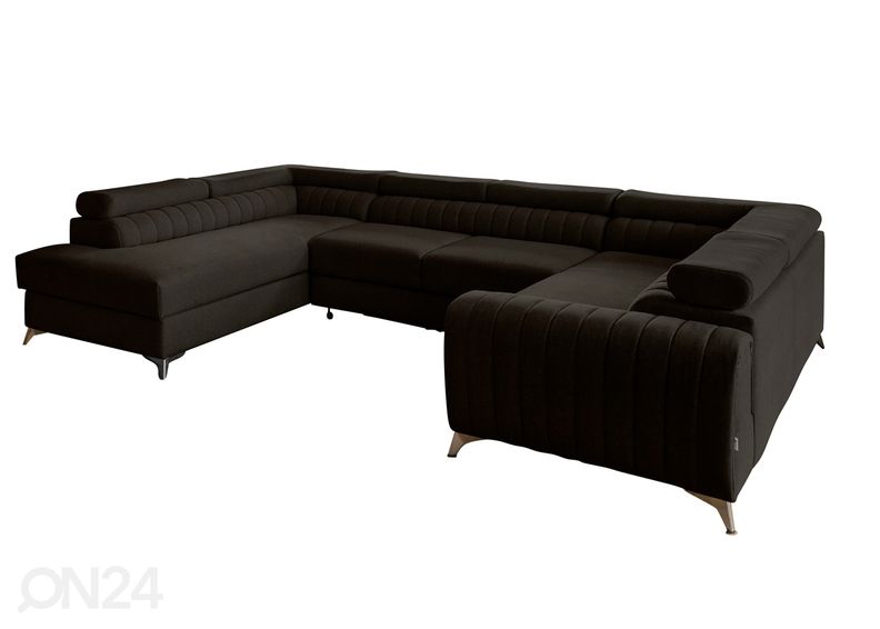 Угловой диван-кровать с ящиком увеличить