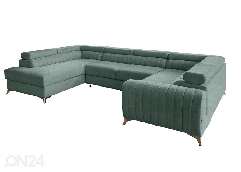 Угловой диван-кровать с ящиком увеличить