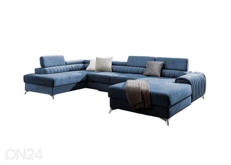 Угловой диван-кровать с ящиком увеличить