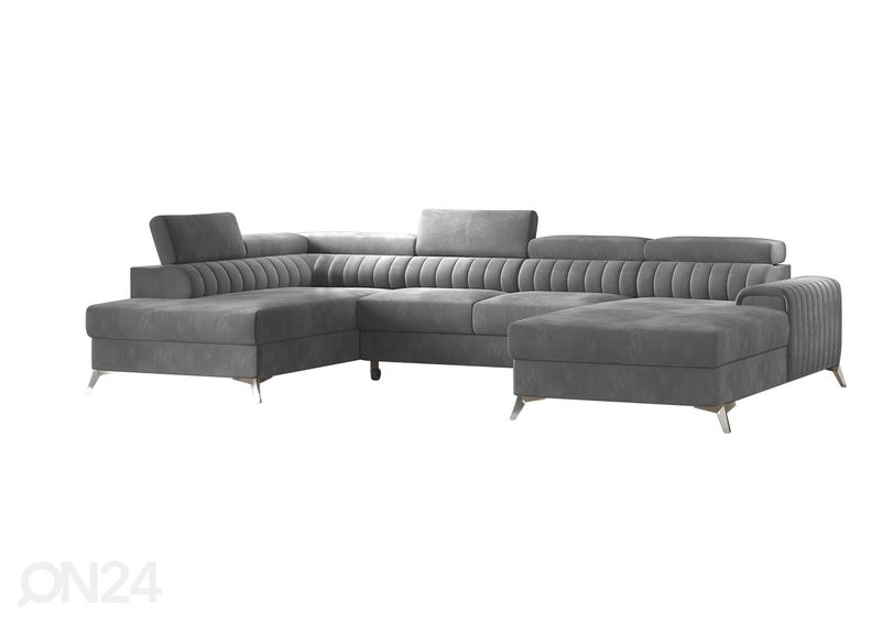 Угловой диван-кровать с ящиком увеличить