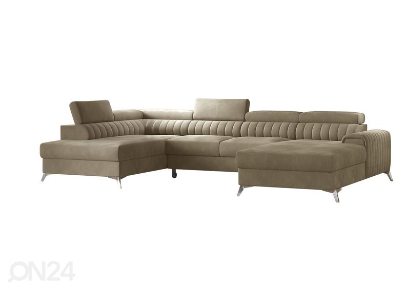 Угловой диван-кровать с ящиком увеличить