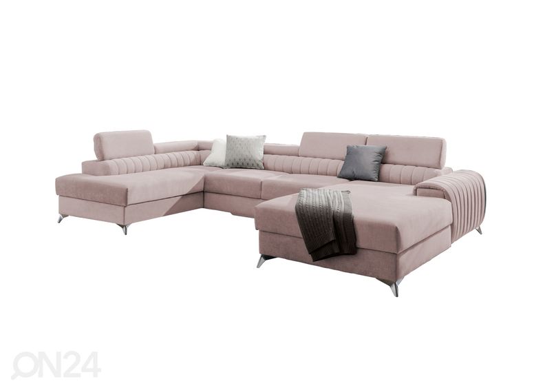 Угловой диван-кровать с ящиком увеличить