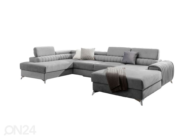 Угловой диван-кровать с ящиком увеличить