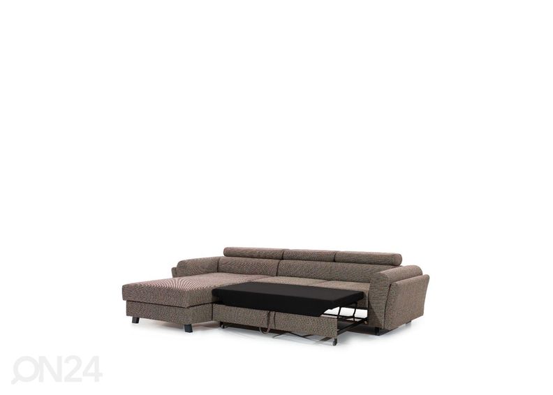 Угловой диван-кровать с ящиком увеличить