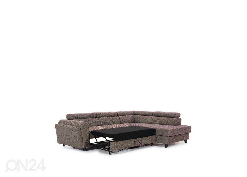 Угловой диван-кровать с ящиком увеличить