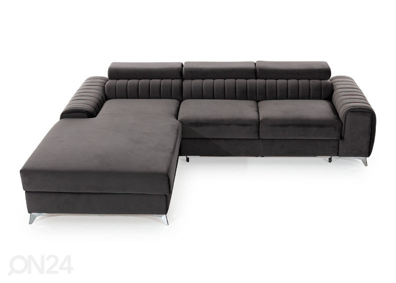 Угловой диван-кровать с ящиком увеличить