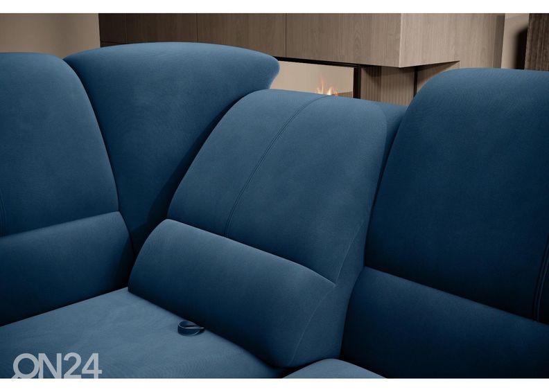 Угловой диван-кровать с ящиком увеличить