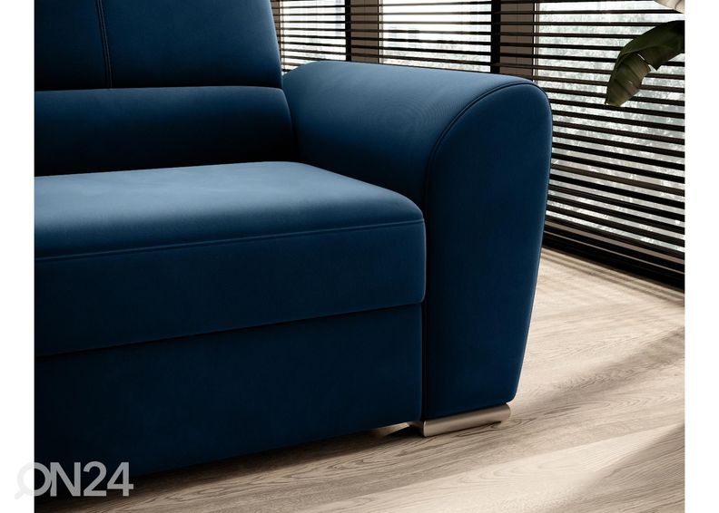 Угловой диван-кровать с ящиком увеличить