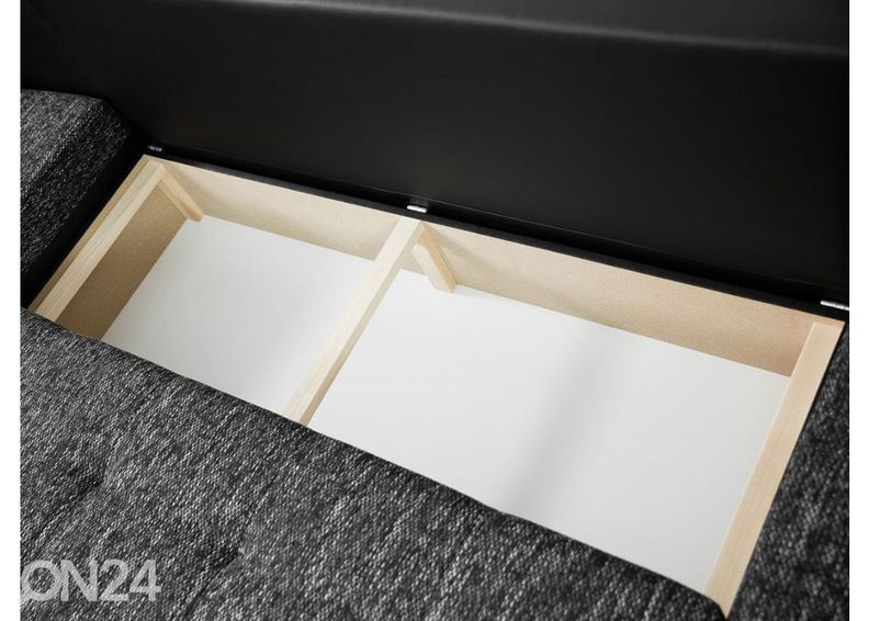 Угловой диван-кровать с ящиком увеличить