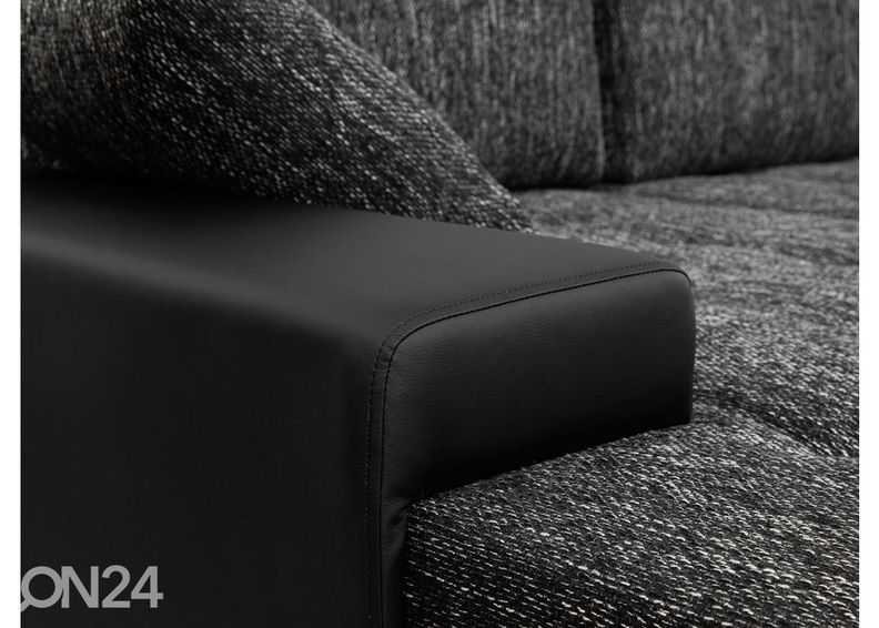 Угловой диван-кровать с ящиком увеличить