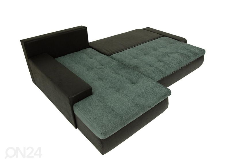 Угловой диван-кровать с ящиком увеличить