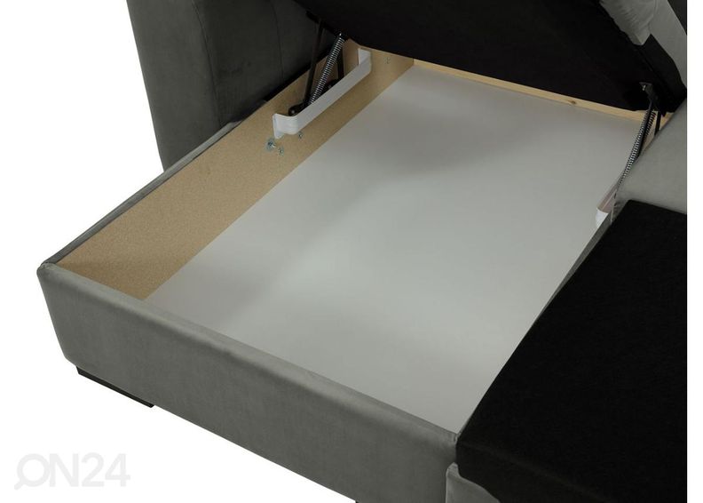 Угловой диван-кровать с ящиком увеличить