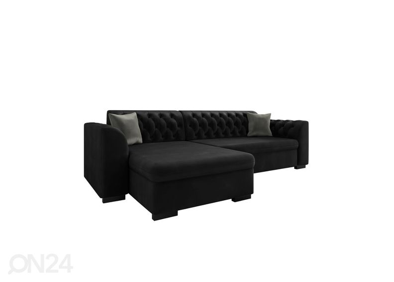 Угловой диван-кровать с ящиком увеличить