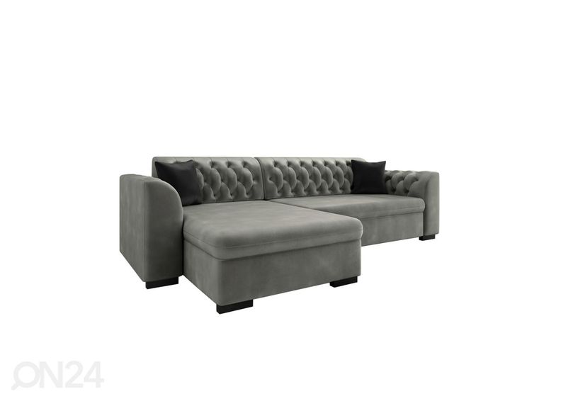 Угловой диван-кровать с ящиком увеличить