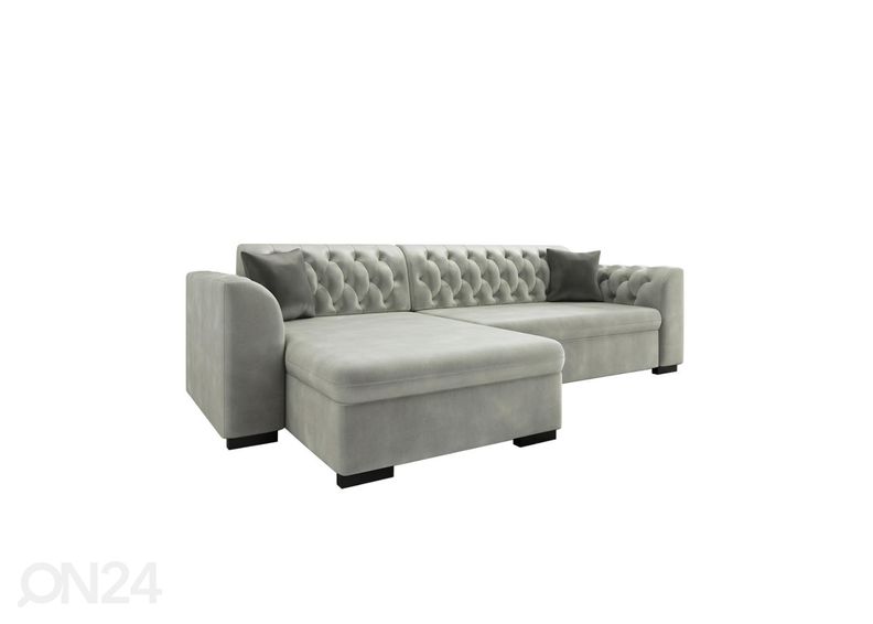 Угловой диван-кровать с ящиком увеличить