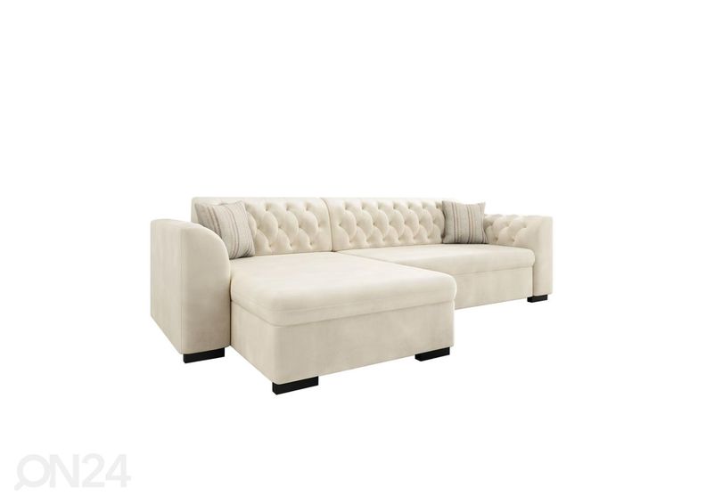 Угловой диван-кровать с ящиком увеличить