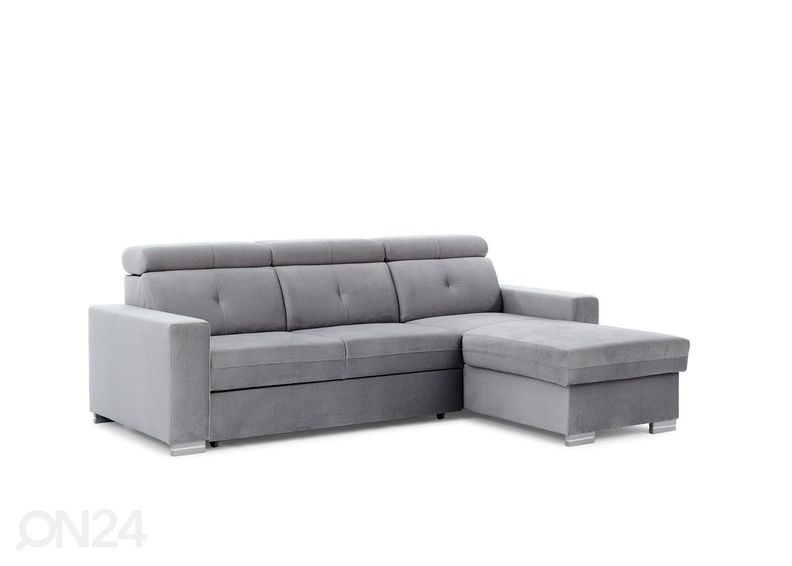 Угловой диван-кровать с ящиком увеличить