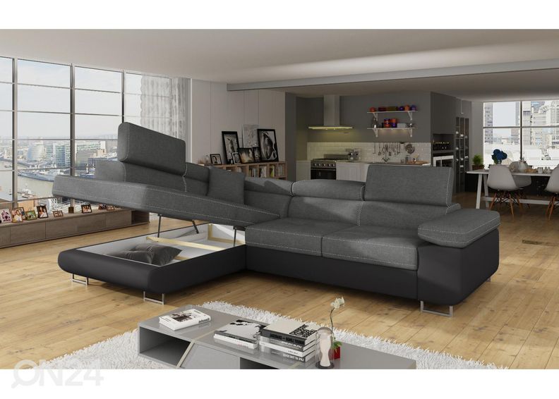 Угловой диван-кровать с ящиком Bremen увеличить