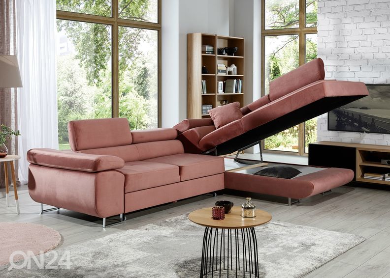 Угловой диван-кровать с ящиком Bremen увеличить