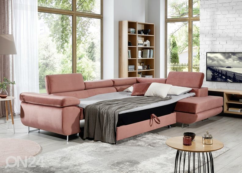 Угловой диван-кровать с ящиком Bremen увеличить