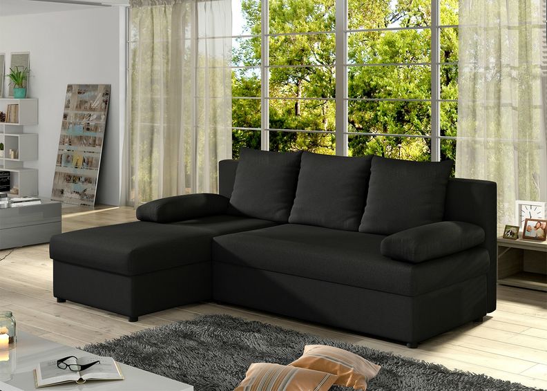 Угловой диван-кровать с ящиком Calvin увеличить