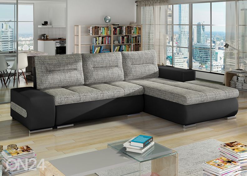 Угловой диван-кровать с ящиком Detroit увеличить