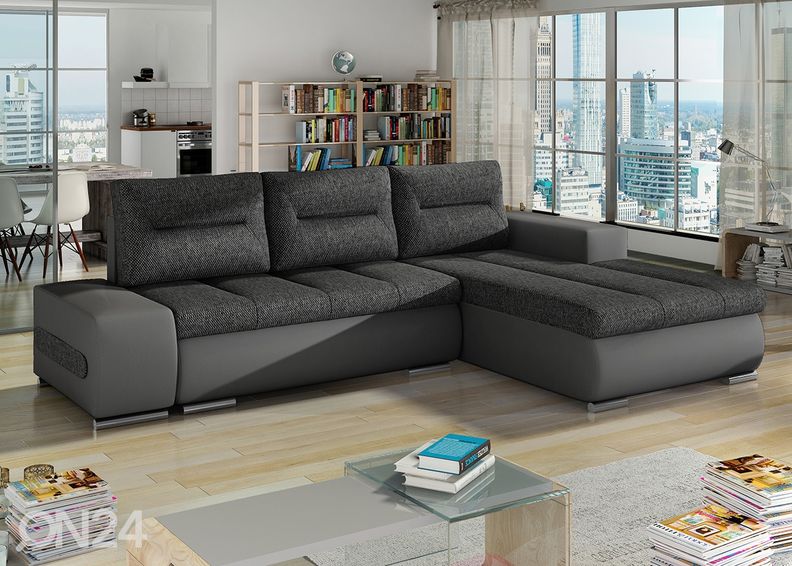 Угловой диван-кровать с ящиком Detroit увеличить