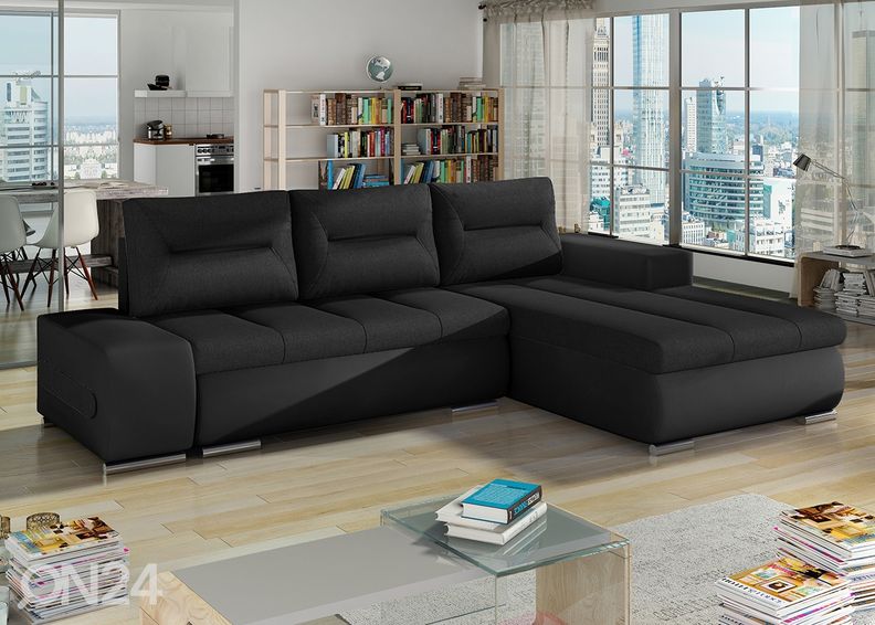 Угловой диван-кровать с ящиком Detroit увеличить