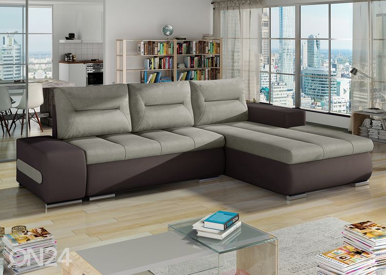 Угловой диван-кровать с ящиком Detroit увеличить