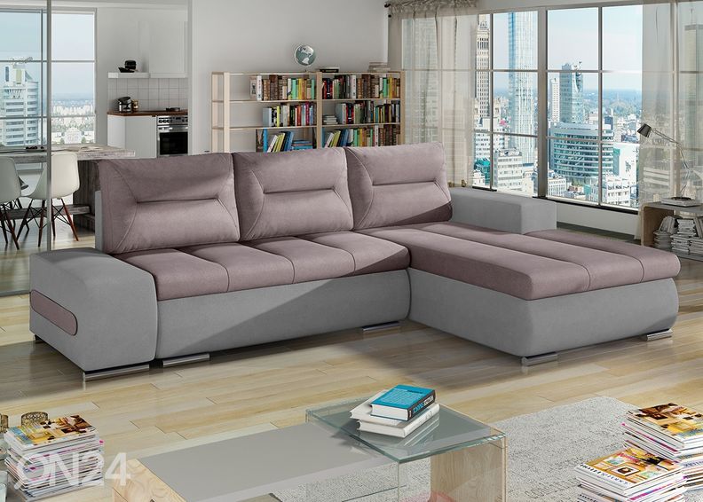 Угловой диван-кровать с ящиком Detroit увеличить