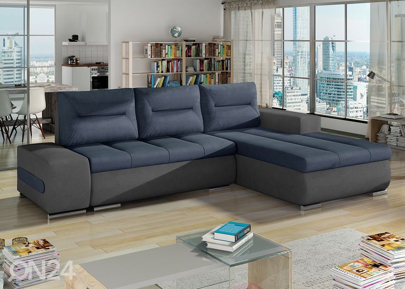 Угловой диван-кровать с ящиком Detroit увеличить