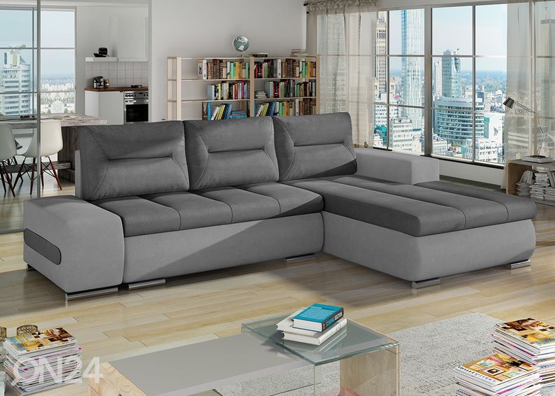 Угловой диван-кровать с ящиком Detroit увеличить