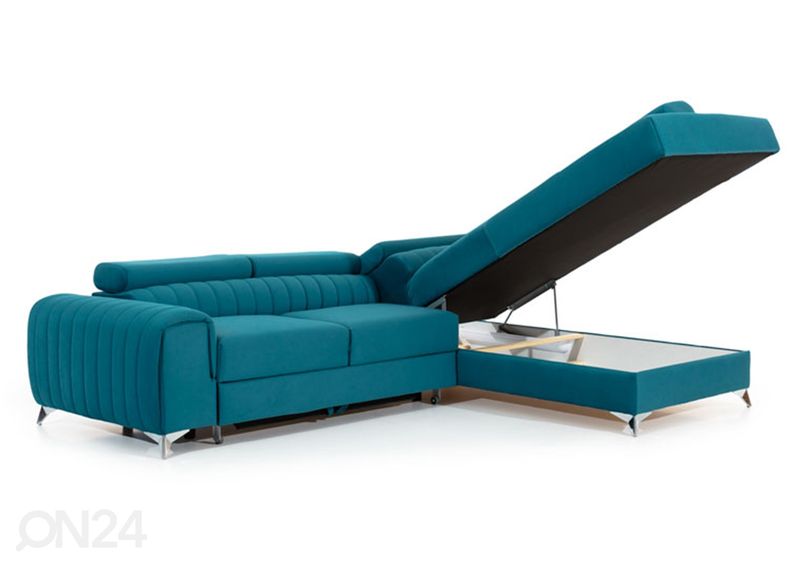 Угловой диван-кровать с ящиком Laurence увеличить