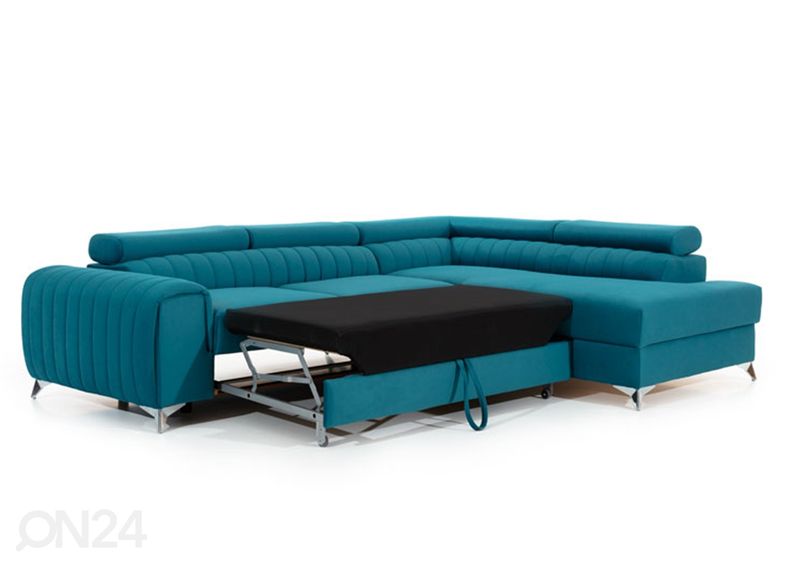 Угловой диван-кровать с ящиком Laurence увеличить