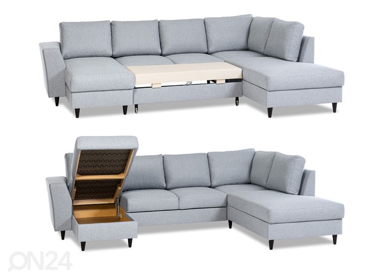 Угловой диван-кровать с ящиком Renate XXL увеличить