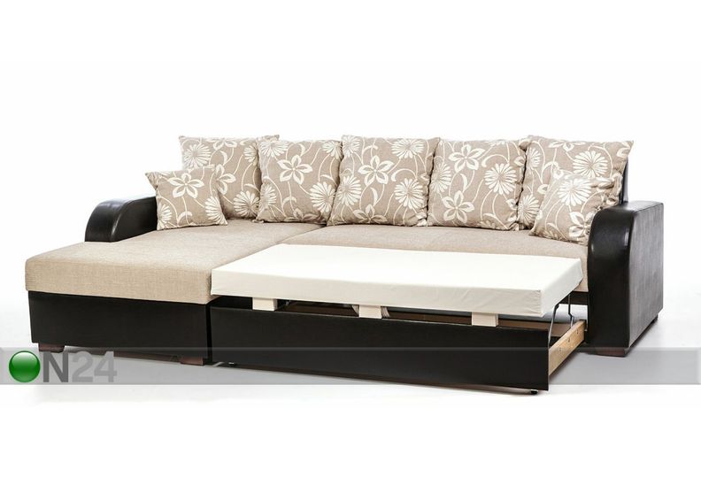 Угловой диван-кровать с ящиком Rio увеличить