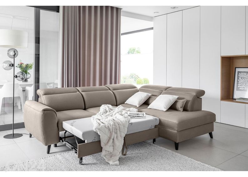 Угловой диван-кровать с ящиком Roma увеличить