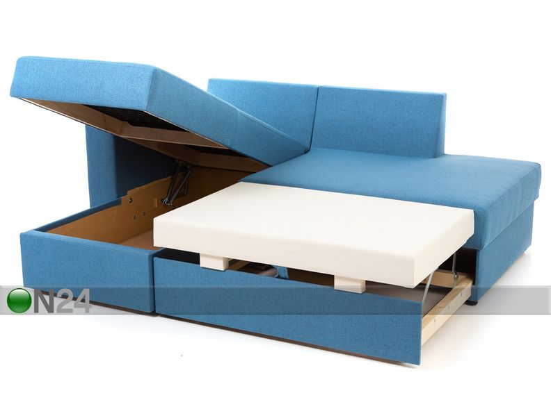 Угловой диван-кровать с ящиком Ronja увеличить