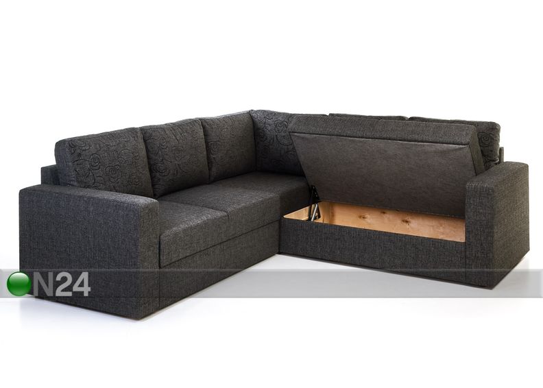 Угловой диван-кровать с ящиком Rowena увеличить