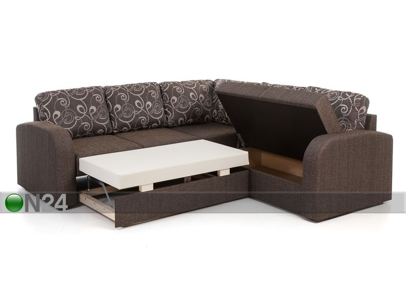 Угловой диван-кровать с ящиком Rowena увеличить